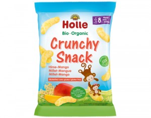 HOLLE Crunchy Snack Millet Mangue - 25 g - Ds 8 mois
