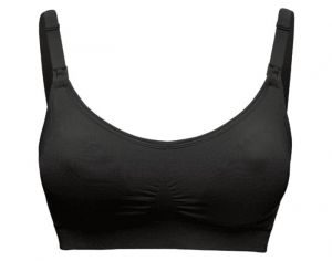 MEDELA Soutien-Gorge de Grossesse et d'Allaitement Ultra-Respirant Keep Cool� - Noir S
