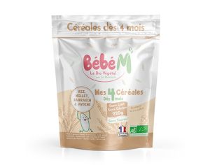 BEBE M Mes 4 Crales - Avoine Sans Gluten - 220g - Ds 4 mois