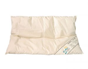 SALING Oreiller Enfant Plat - Laine et Coton - 40 x 60 cm