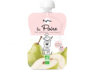 POPOTE Gourde Poire Bio - 120 g - Ds 4/6 mois
