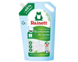 RAINETT Lessive Liquide Bicarbonate - Recharge 1.6 L