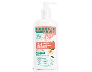 ENERGIE FRUIT Masque 2 en 1 Douceur Pche Blanche et Eau de Riz Bio - 300 ml