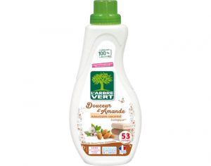 L'ARBRE VERT Adoucissant Douceur d'Amande - 800 ml - 53 Lavages