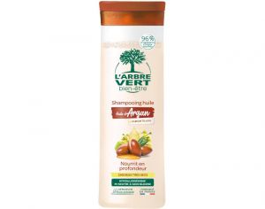 L'ARBRE VERT BIEN-TRE Shampooing Huile Argan et Extraits de Bourgeons de Tilleul Cheveux Trs Secs 