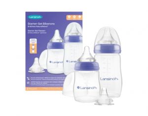 LANSINOH Starter Set Biberons & Ttines Natural Wave 