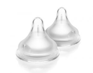 LANSINOH Lot de 2 Ttines Natural Wave - +0 mois 
