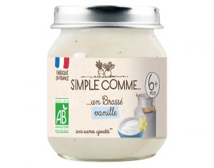 SIMPLE COMME Petits Pots Brasss - Ds 6 mois - 125 g Vanille