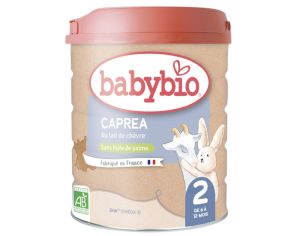 BABYBIO Lait de Suite Capra 2 - 800g - Ds 6 Mois
