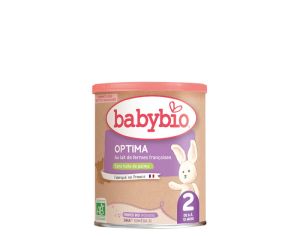 BABYBIO Lait de Suite 2 Optima - Ds 6 mois - 400g