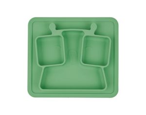 BABYMOOV Assiette  Compartiments Anti-Drapante