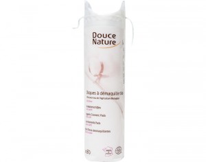 DOUCE NATURE 80 Disques Dmaquillants Coton Bio