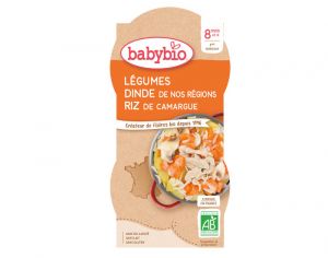 BABYBIO Bols Menu du Jour - 2 x 200 g