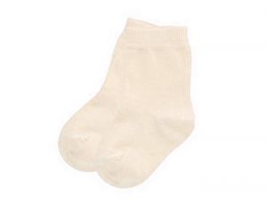 IOBIO Chaussettes en Coton Bio Bb et Enfant cru