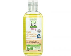 SO'BIO TIC Baby Huile d'Amande Douce Bio - 100 ml