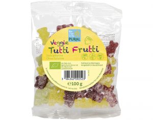 PURAL Bonbons Oursons Tutti Frutti Sans Glatine 100g