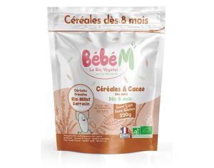 BEBE M Crales Cacao - 220 g - Ds 8 mois