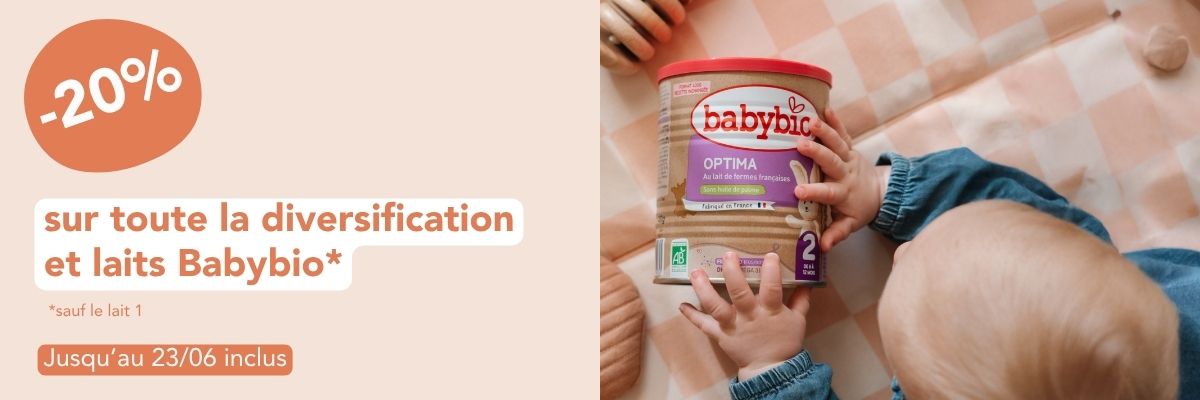 BABYBIO Div + Laits 20%